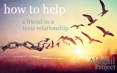 How to help a friend in a toxic relationship