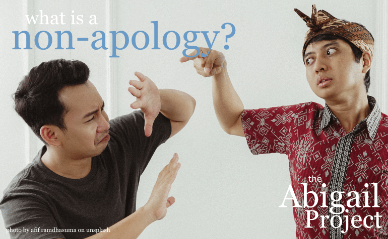 What is a non-apology?